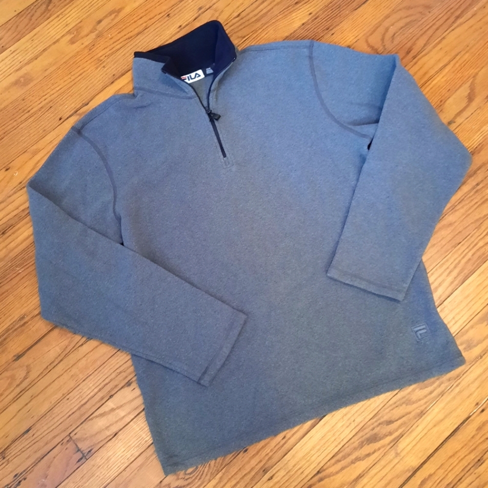 FILA Polartec Fleece Quarter Zip Pullover Size M